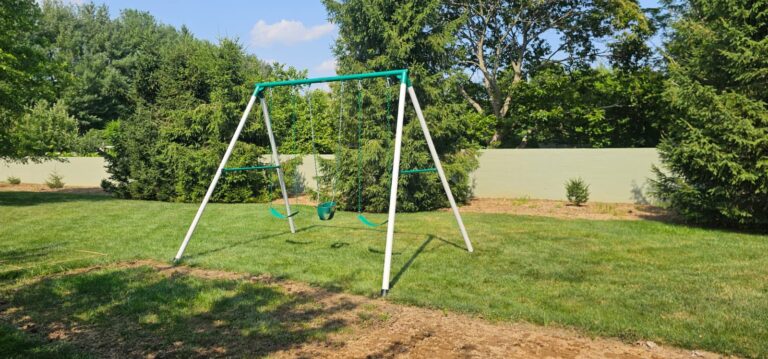 Johnny Handy handyman service Big Metal Swing Set assembly
