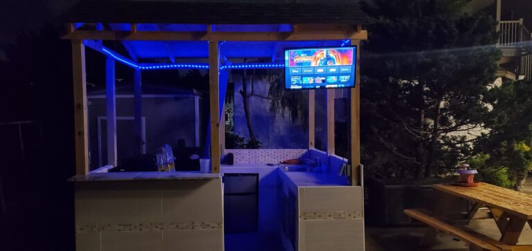 Johnny Handy handyman service outdoor living TV lights