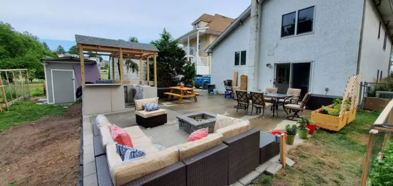 Johnny Handy handyman service outdoor living space setup & assembly. Event built a Custom Kitchen/Gazebo